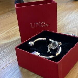 UNO de 50 Shiny Silver Bracelet
